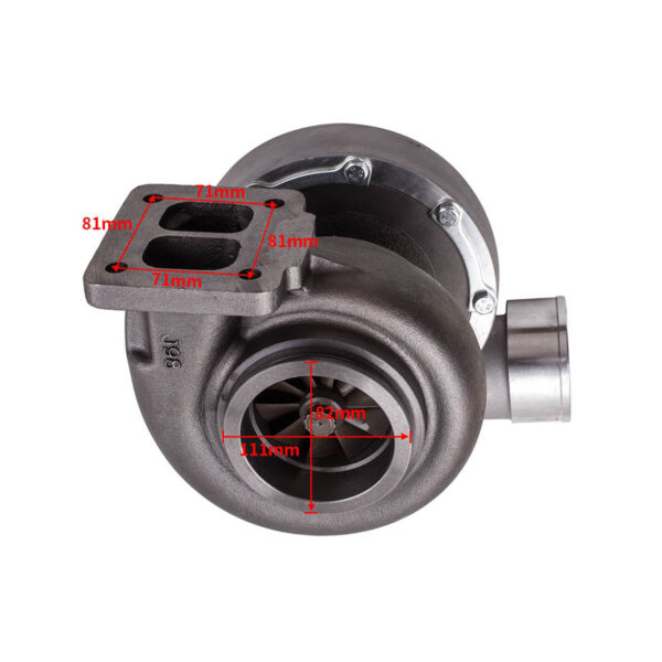 Maxpeedingrods GT45 T4 Upgrade Racing Turbo charger - Imagem 2