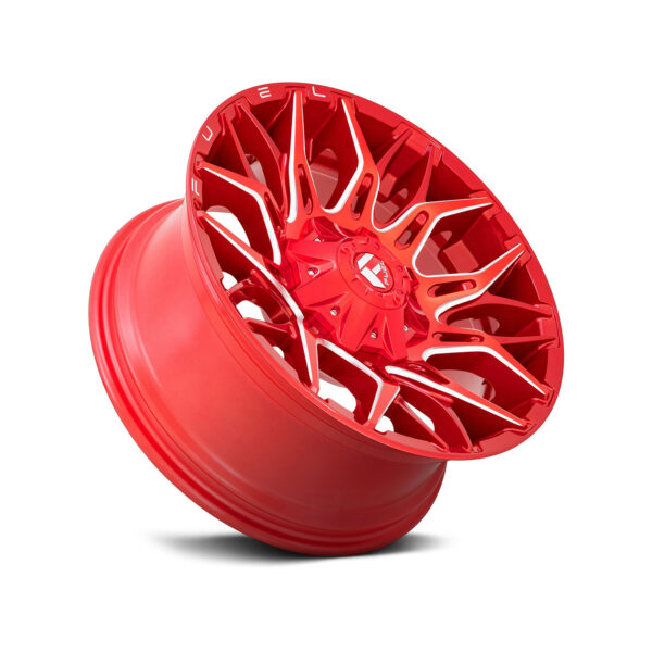 FUEL® - D771 TWITCH 1PC Candy Red with Milled Accents - Imagem 3